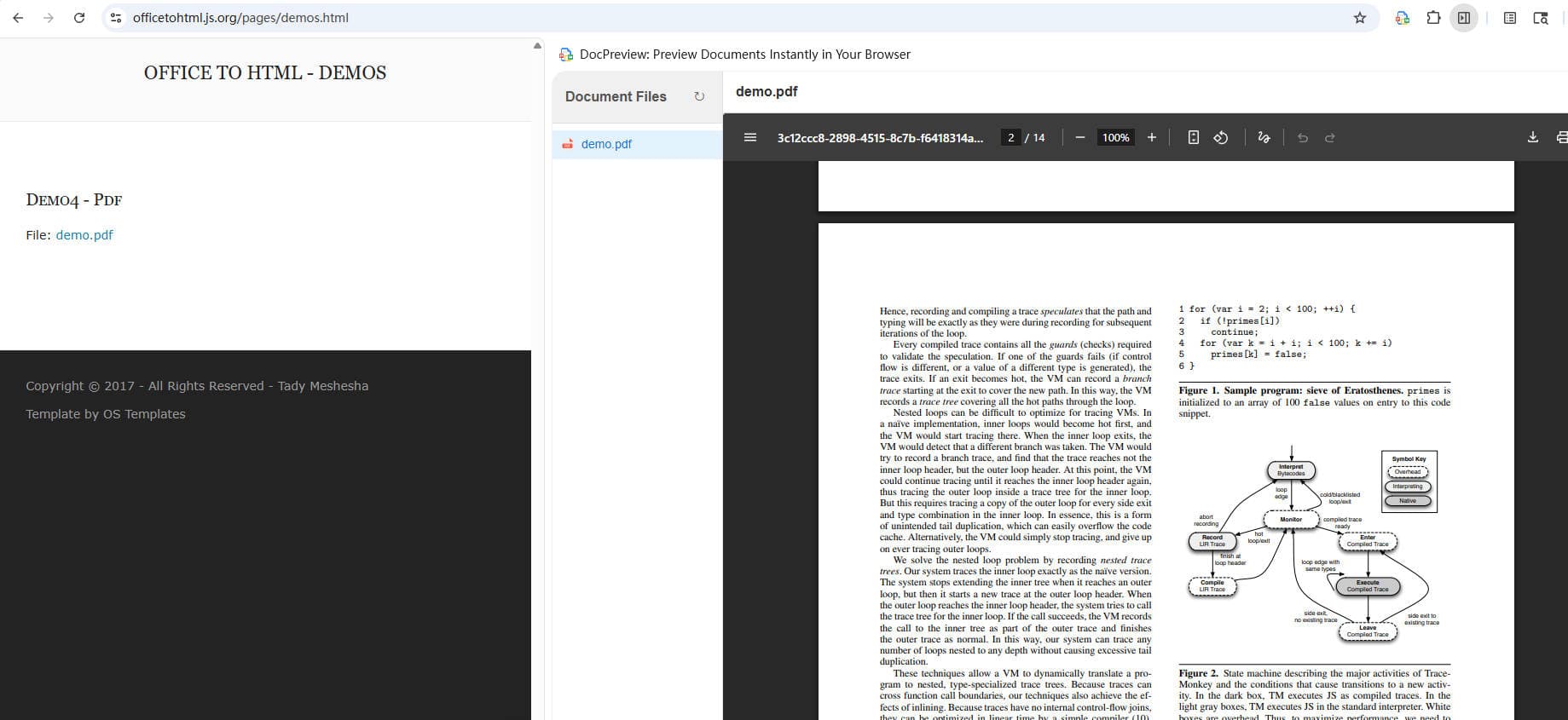 Document Preview Example 4